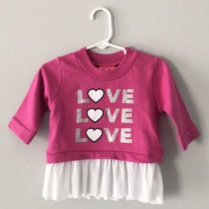 Penny M | NWOT Pink Love 💗 Hoodie | 18-24M